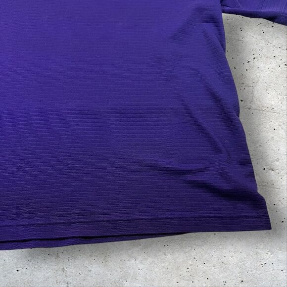 Colorado Rockies Antigua Polo Shirt Men's 2XL MLB Purple Performance Fabric - Picture 3 of 8